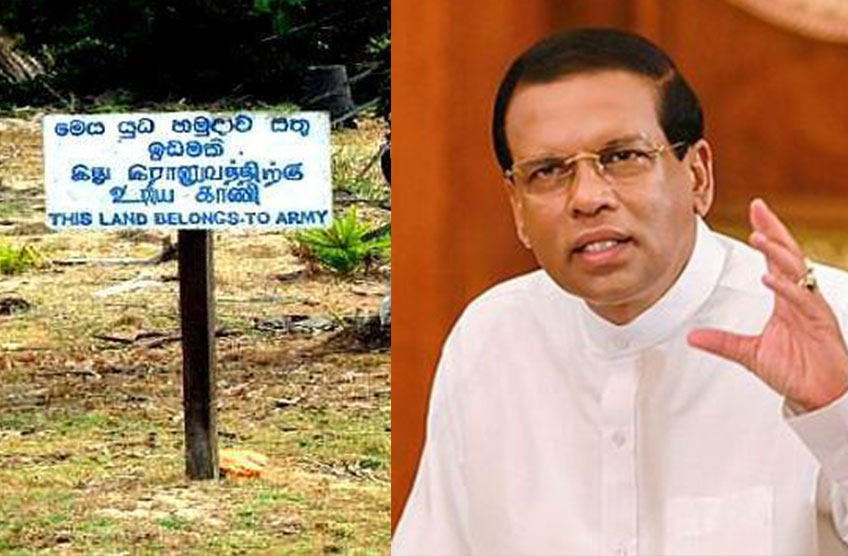  ආගමික සිද්ධස්ථාන ඇතුළු උතුරේ හමුදාව සතු සියළු ඉඩම් නිදහස් කරනවා - ජනාධිපතිගේ දීපවාලි පණිවිඩය !