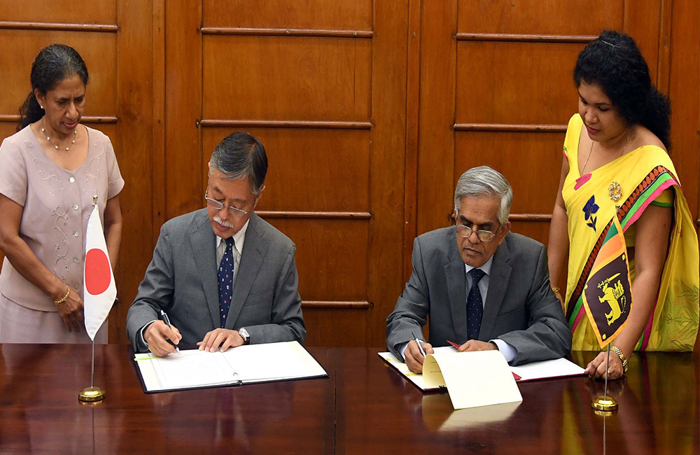 මානව සම්පත් සංවර්ධනයට  : ජපානයෙන්  රු. මි. 374 ක ආධාර