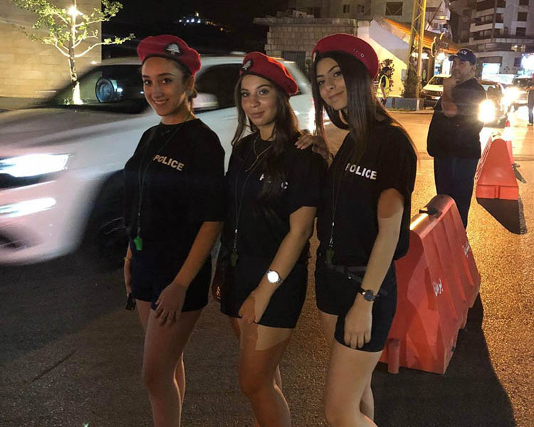 female police officers in shorts lebanon 2 1024x819