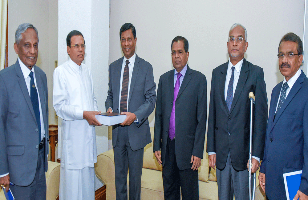 බැඳුම්කර වාර්තාව ගැන ජනාධිපතිගේ විශේෂ ප්‍රකාශය අද