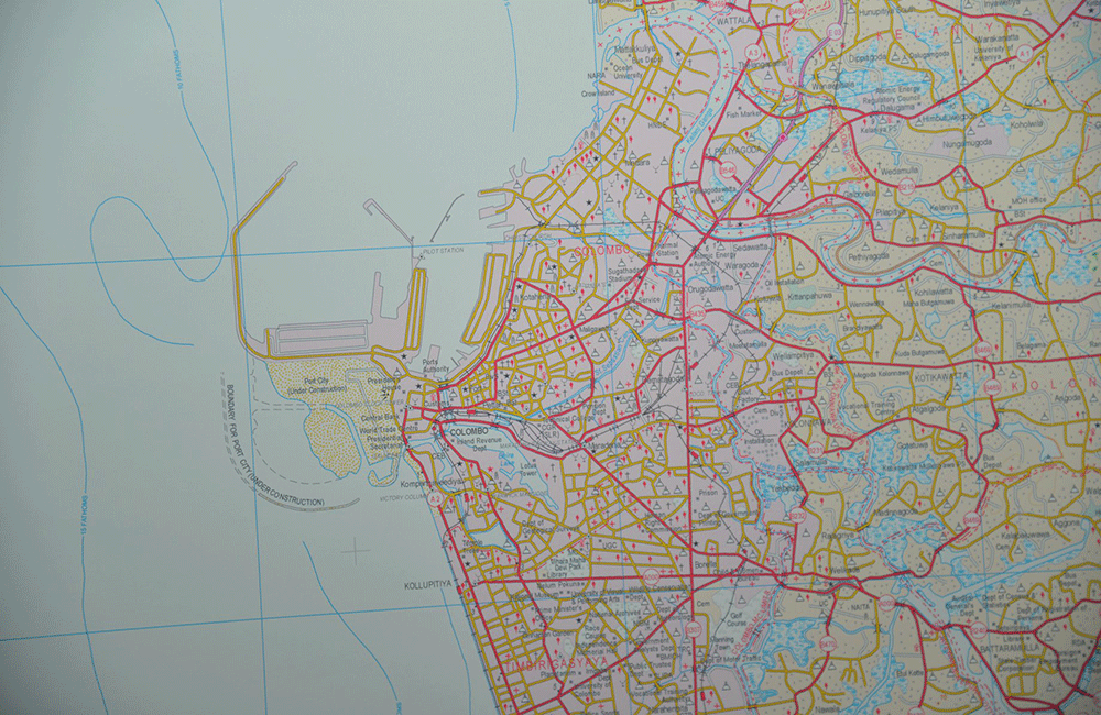 ලංකාවේ හැඩය වෙනස් වෙලා : කොළඹ ලොකු වෙලා