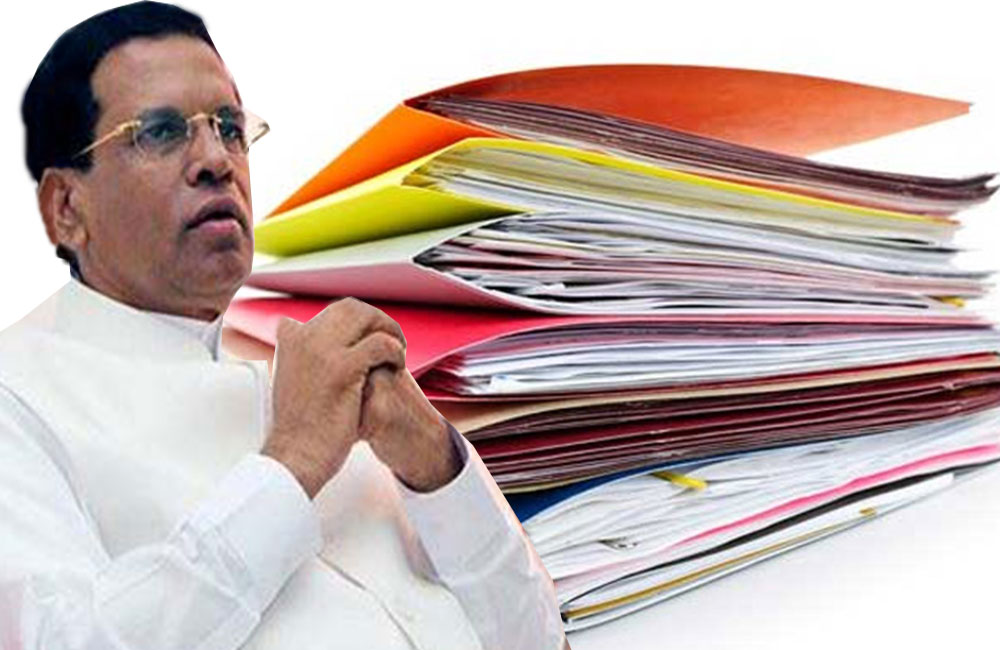 දෙපැත්තේම "ෆයිල්" ජනාධිපති අතට ගනියි