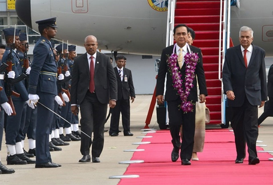 තායිලන්ත අගමැති : ලංකාවේ නිල සංචාරයක ! 