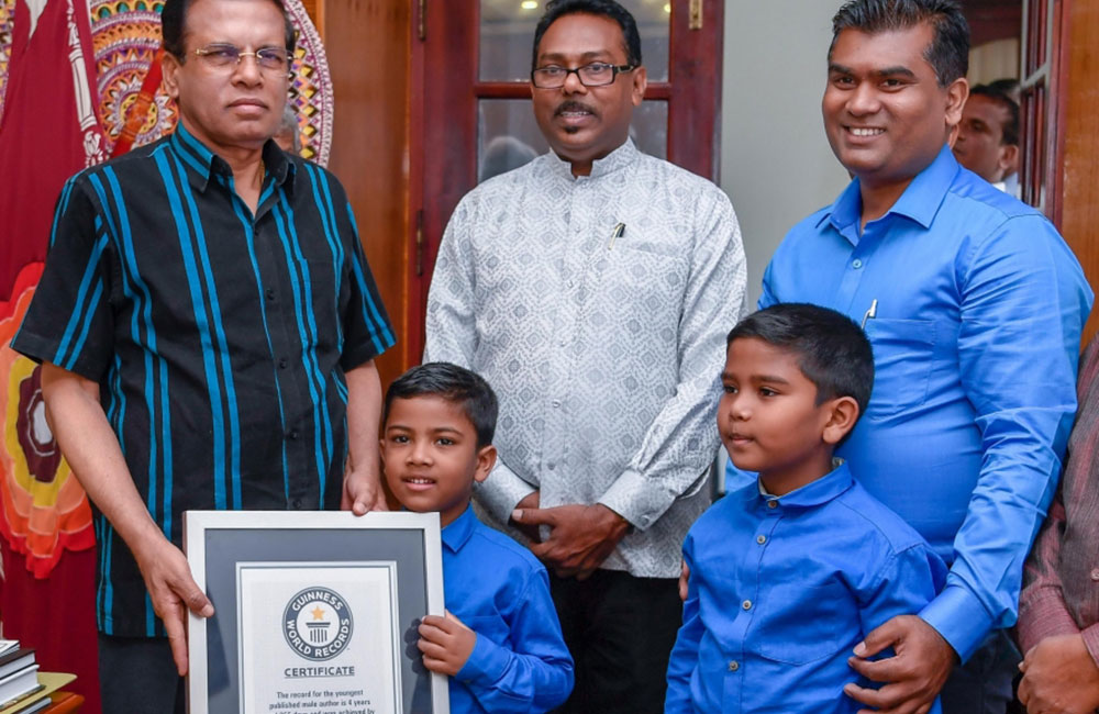 ලොව ළාබාලම ලේඛකයා ශ්රී ලාංකිකයෙක්