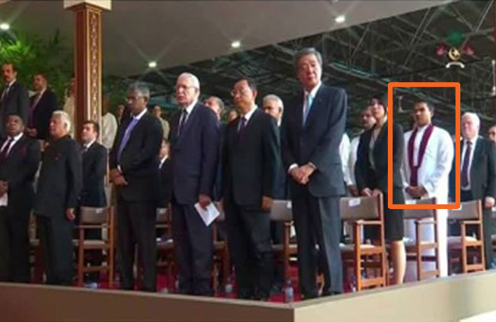 කුමන්ත්‍රණ ආණ්ඩුව මාලදිවයිනේදීත් නින්දාවට පත් වෙයි : නාමල්ට පසුපෙළ අසුනක් !