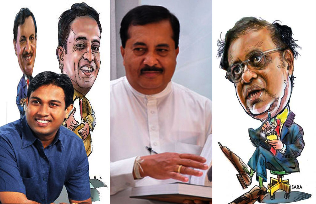 සුසිල්,ජෝන්,යාපා, චන්දිම ඇතුළු 7ක් : ශ්‍රීලනිප ආසනවලින් දොට්ට ! 