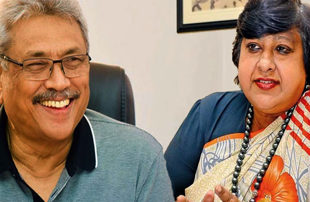 හිටපු සොලිසිටර් ජනරාල්වරිය ගෝඨාට දුන්න පොරොන්දුවක් : නිශ්ශංක සේනාධිපති ලීක් කරයි !