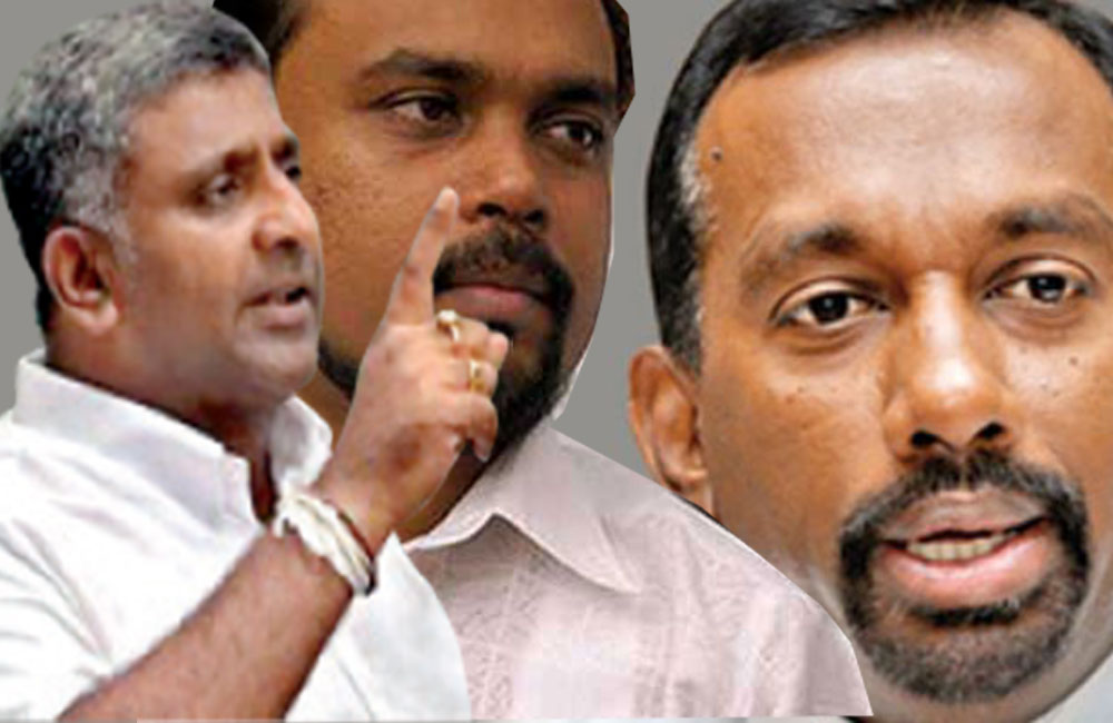 ඒකාබද්ධයේ බෙදීමක් : ප්‍රසන්න කුණුහරුපයෙන් බැනවදී !