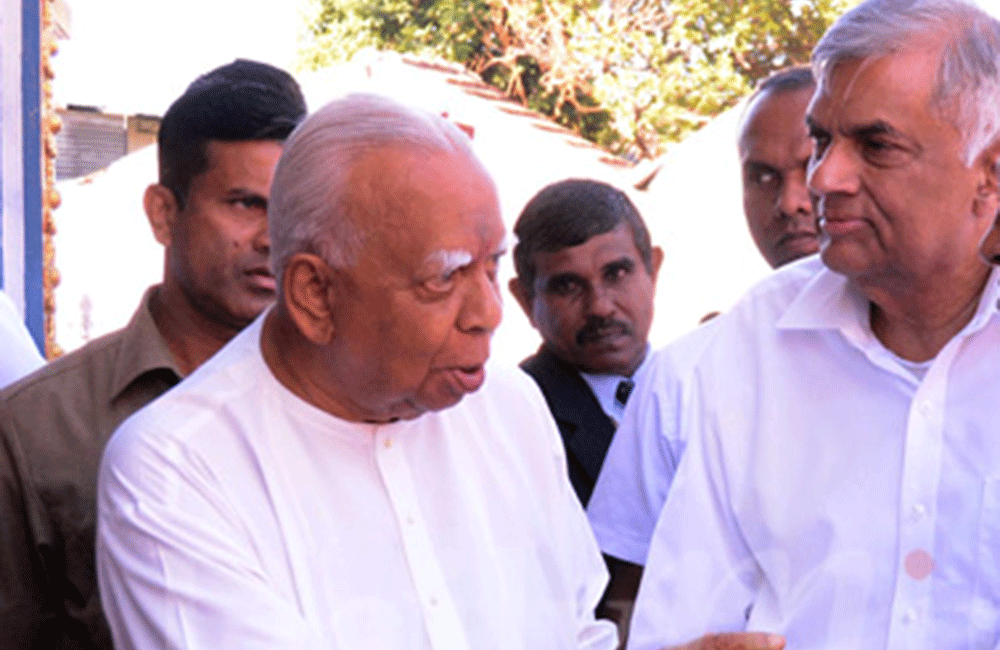 TNA තීන්දුවක් ගනී : කොන්දේසි සහිතව මන්ත්රී 14 කගේ සහය අගමැතිට: දැනටමත් අගමැති දිනුම්