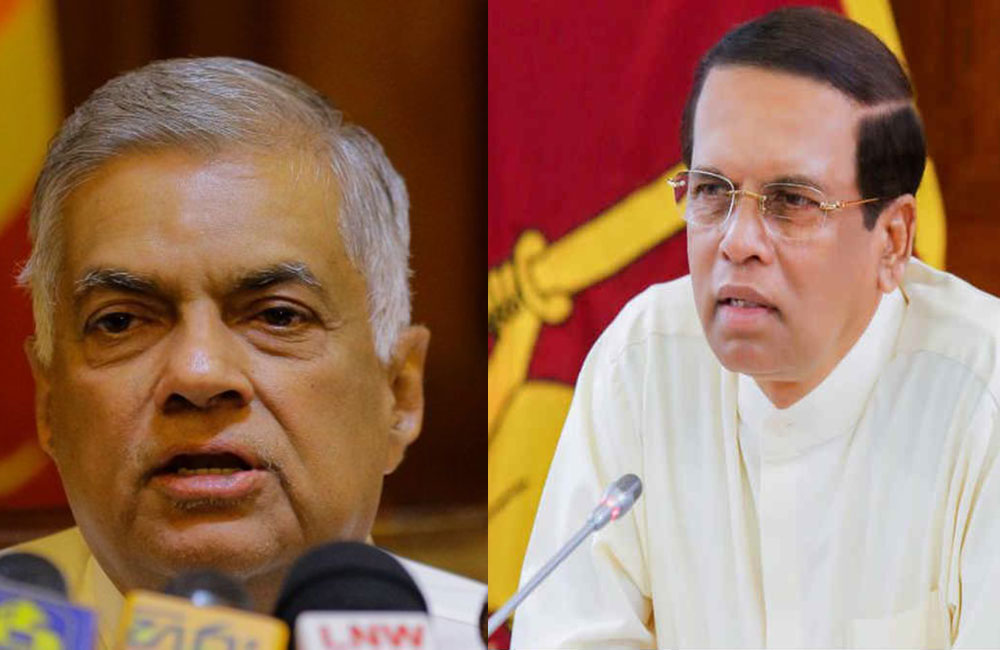 බියගුළු ප්‍රහාර හෙළා දකිනවා - අගමැති රනිල් : කටකතා එපා - ජනාධිපති සිරිසේන !