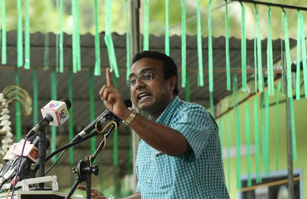 රනිල් ඉටුකරන්නේ රාජපක්ෂ උවමනාව : මනූෂ චෝදනා කරයි !