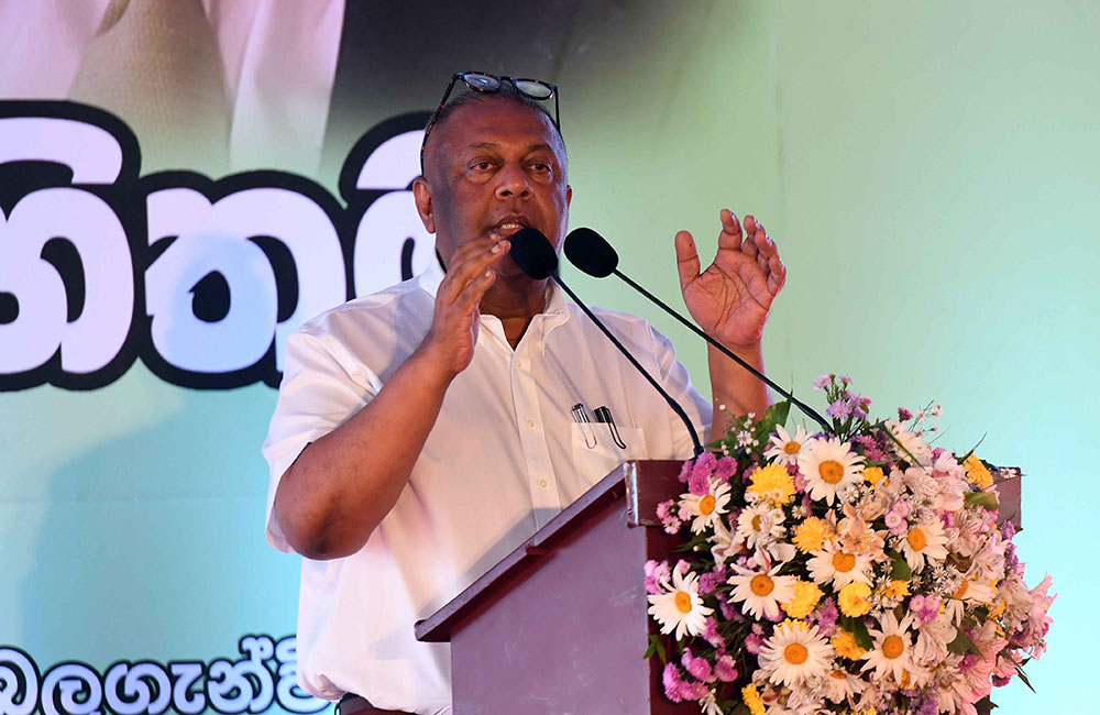 සමෘද්ධිය දුප්පත්කම වවාගෙන කන දේශපාලන ව්‍යාපාරයක් විය යුතු නෑ. - මංගල කියයි