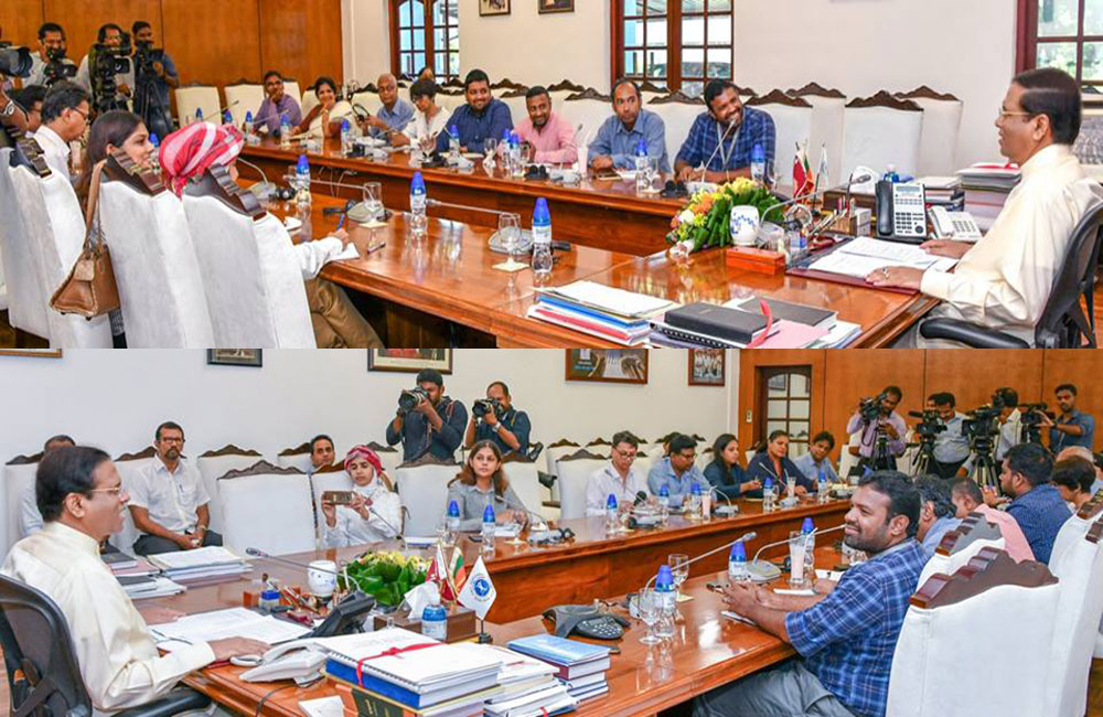 සිරිසේන විදෙස් මාධ්‍යවේදීන් හමුවේ නිරුත්තර වෙලා: එළියට නොදැමූ ඇත්ත මෙන්න !