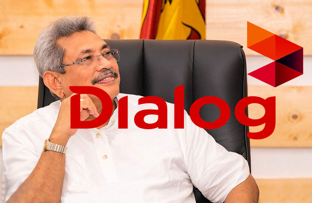 ඩයලොග් සමාගම : ගෝඨා ගේන්න බරටම වැඩ !