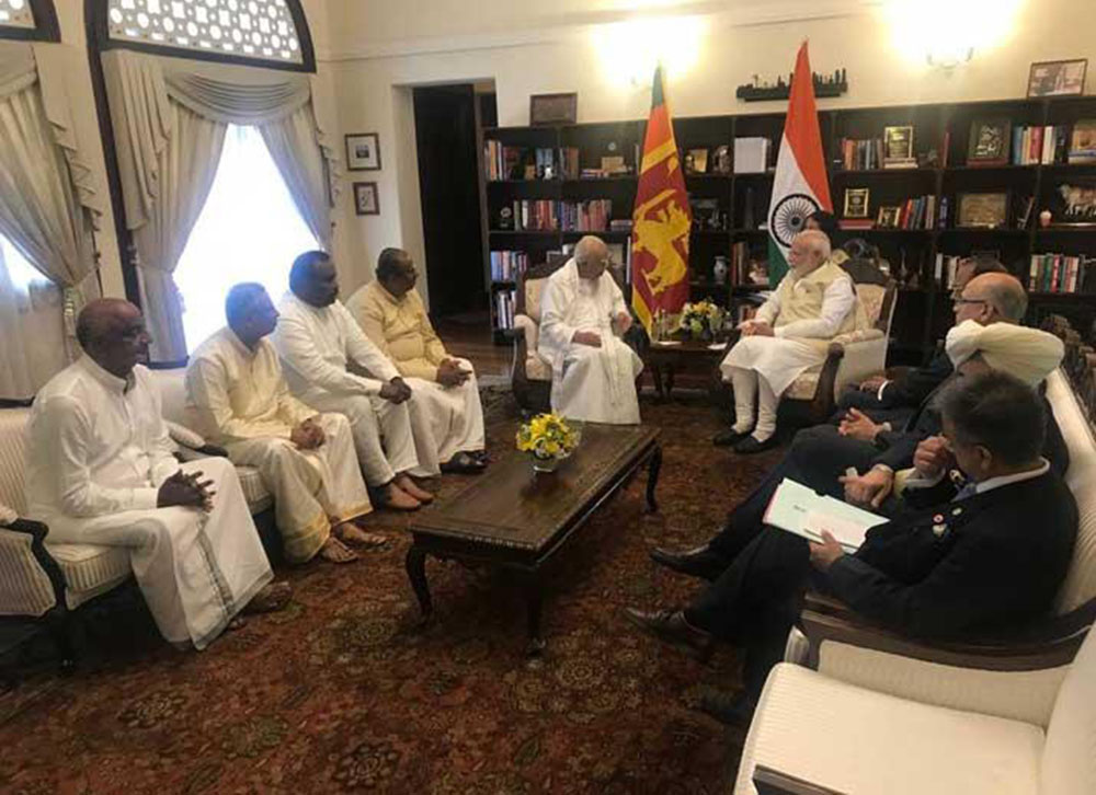 ද්‍රවිඩ සන්ධානයට මෝදි දුන්න පොරොන්දුව මෙන්න !