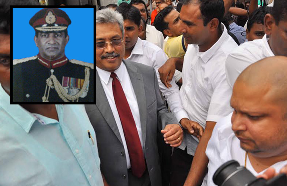 ජනාධිපති කාර්‍ය මණ්ඩල ප්‍රධානියා ලෙස හිටපු හමුදා මේජර් ජෙනරාල්වරයෙකු පත්කෙරේ !