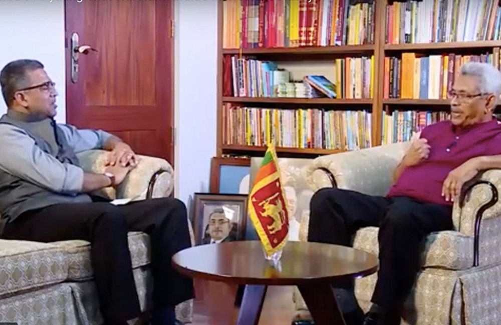 ''මම ජාතිවාදියෙක් නොවෙයි, මගේ ගමනට බාධාවක් නොවන්න'' -ජනපති කියයි 