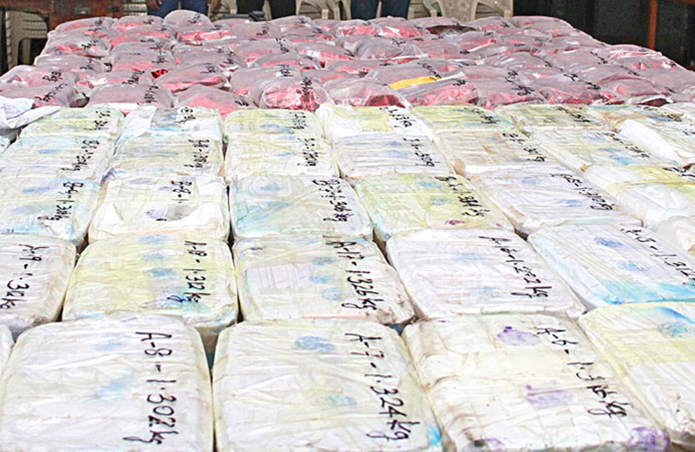 මිලියන 6000 ක මත්ද්රව්ය තොගයක් දකුණු මුහුදේදී සොයා ගැනේ