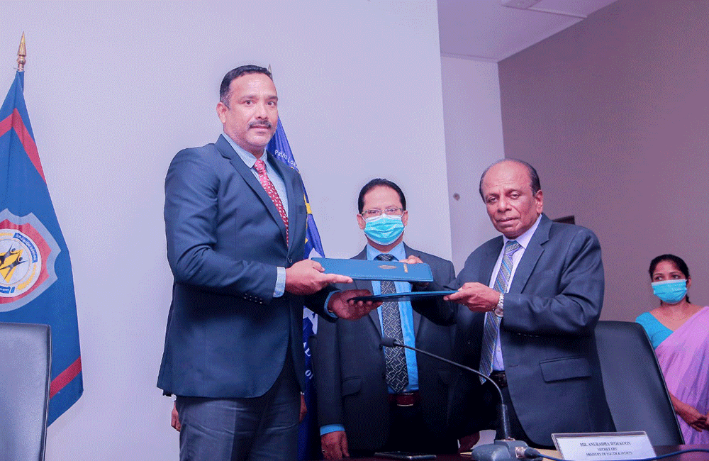 ජාතික යොවුන් සේනාංකය හා ශ්‍රී ලංකා ජාත්‍යන්තර බෞද්ධ ඇකඩමිය අතර ගිවිසුමක්