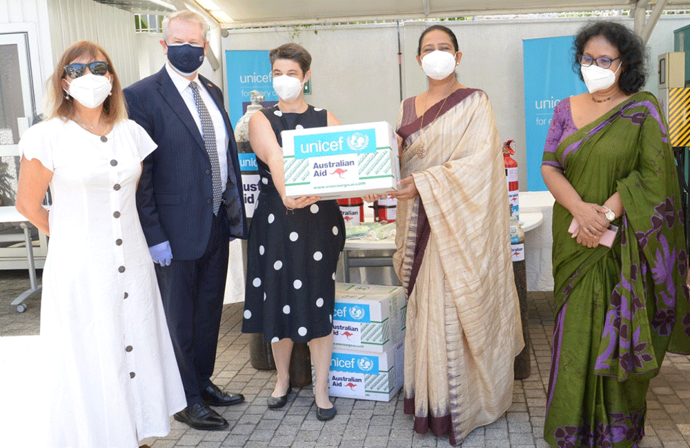 කොවිඩ් ප්‍රතිකාර සඳහා ඔස්ට්‍රෙිලියානු රජයෙන් පරිත්‍යාගයක්