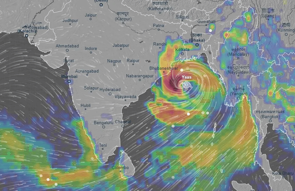 ‘යාස්’ චණ්ඩ වෙයි:රටපුරා මහ වැසි