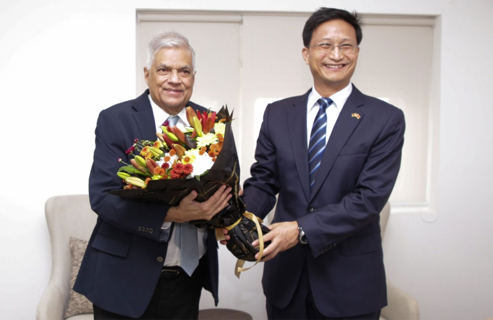 රනිල් සහ ශ්‍රී ලංකාවේ චීන තානාපති අතර හමුවක්
