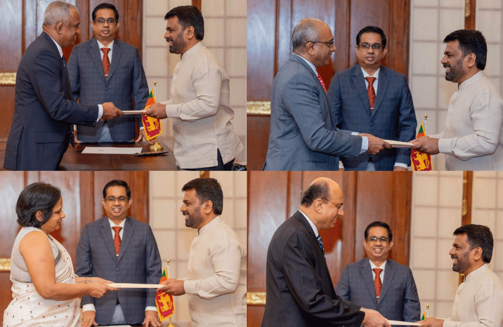 නව ශ්‍රේෂ්ඨාධිකරණ විනිශ්චයකාරවරුන් හතරක් දිවුරුම් දෙයි