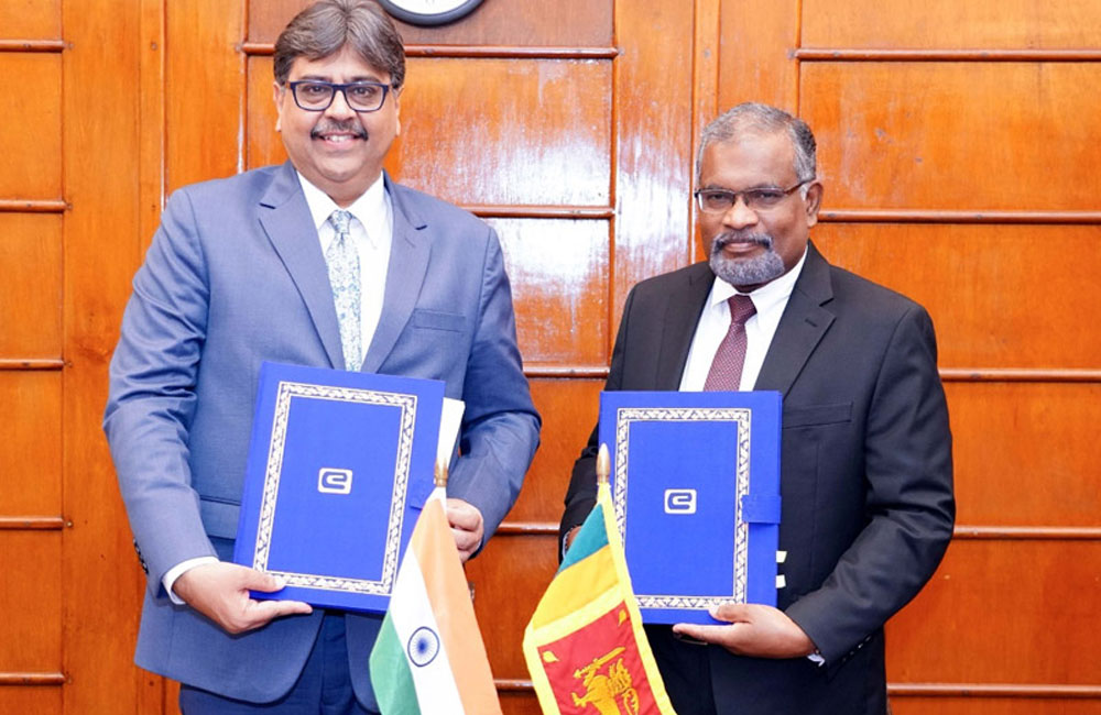 ශ්‍රී ලංකා රජය ඉන්දියාවේ EXIM බැංකුව සමඟ සංශෝධිත ණය ගිවිසුම්වලට අත්සන් තබයි