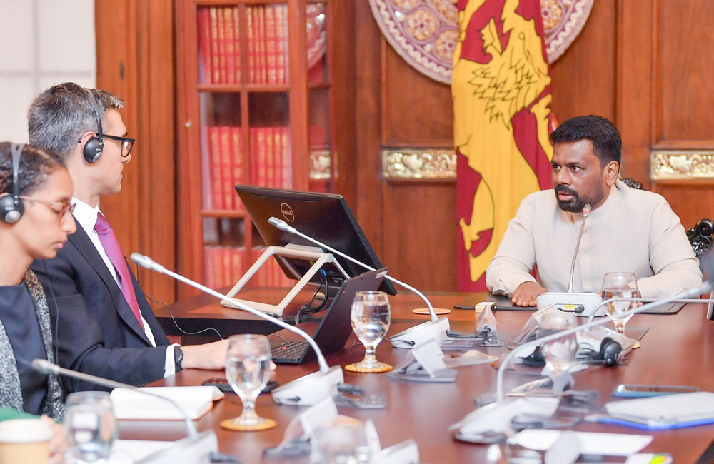 ජනපති සහ IMF නියෝජිතයන් අතර සාකච්ඡාවක්