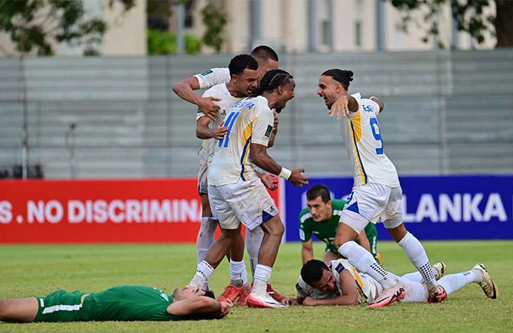 ශ්‍රී ලංකා පාපන්දු පිල වසර 10කට පසු ලෝක පාප­න්දුවේ 191 වැනි තැනට එයි