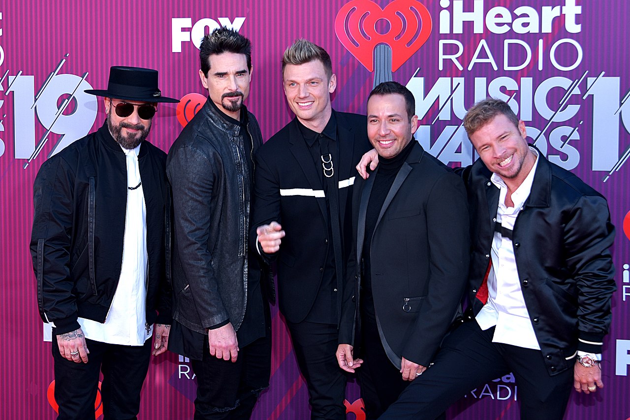 LOS ANGELES - MARCH 14: The Backstree Boys arrive for the 2019 iHeartRadio Music Awards on March 14, 2019 in Los Angeles, California. (Photo by Glenn Francis/Pacific Pro Digital Photography)