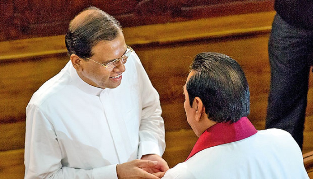 ජාතික ආණ්ඩුවෙන් ඉවත්වෙන්න : ශ්‍රීලනිප 15 නඩේ ජනාධිපතිට ලිඛිතව දන්වයි !
