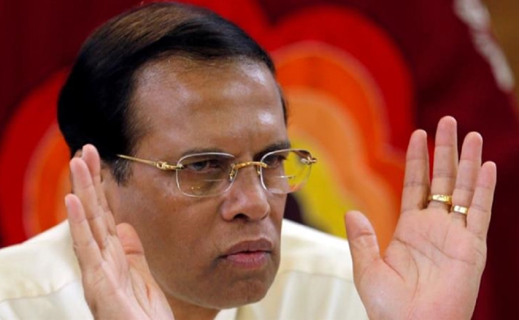 සිරිසේන වෙනුවෙන් පෙනී සිටීමට නොහැකි බව නීතිපති දන්වයි !
