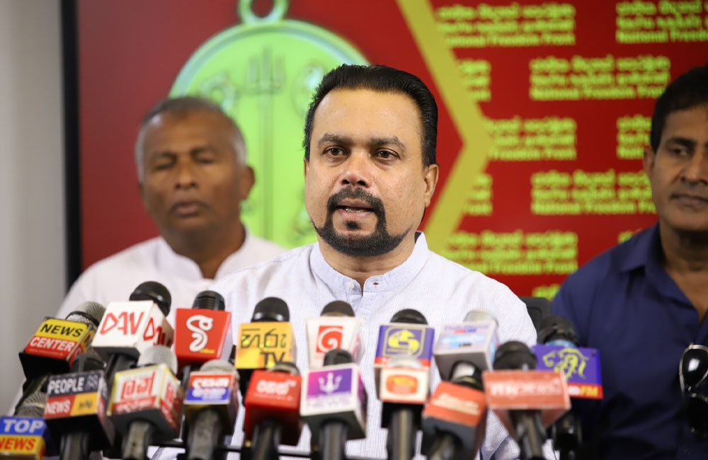 ශ්‍රී ලංකා පොලීසිය ‘‘ජේ.වී.පී. පොලීසිය’’ බවට පත්වෙලා - විමල්ගෙන් පොලිස්පතිට චෝදනා